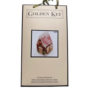 New Golden Key 3D Embroidery Bead Kit Made in Ukraine